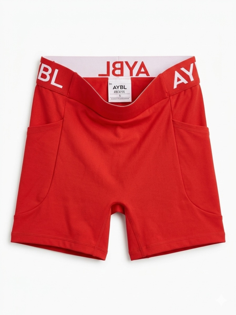 AYBL Training Shorts (Red) | Small | With Pockets